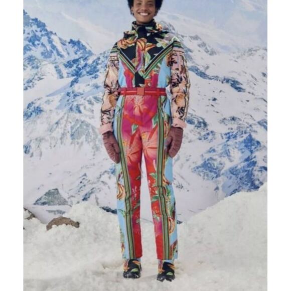Farm Rio - Mixed Scarves Ski Jumpsuit in Multicolor - Picture 13 of 13